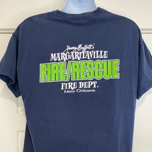 Margaritaville Fire Dept New Orleans XL T-shirt - Navy